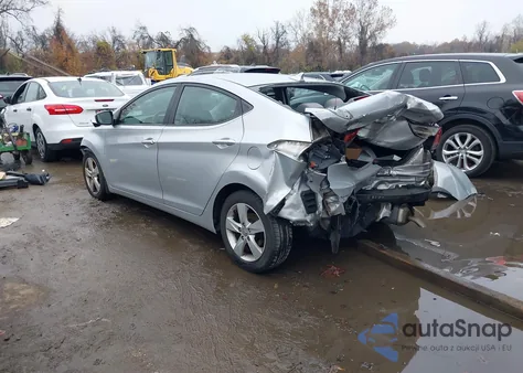 2013 Hyundai Elantra Gls z USA, uszkodzony, nr VIN 5NPDH4AE7DH431777